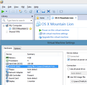 VMware Settings VMware Settings